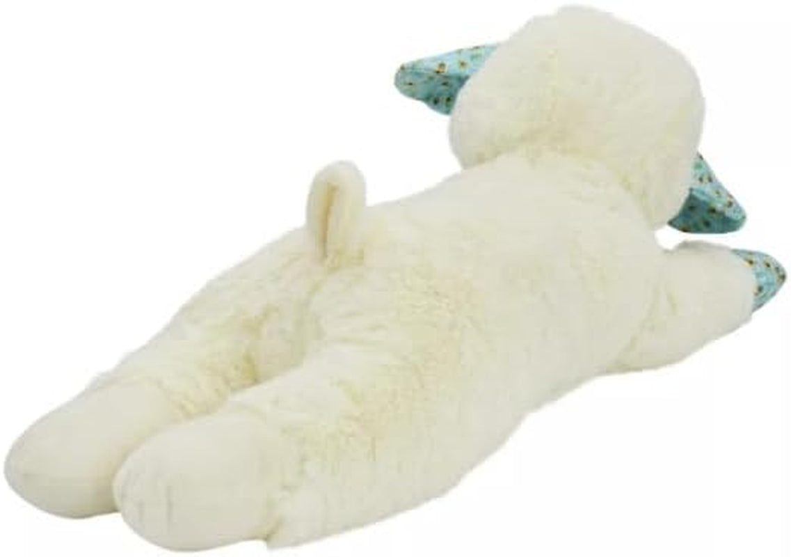 Unique Jumbo Blue Bee Lamb Chop Plush Dog Toy - 24"