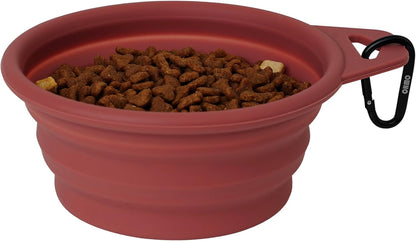 Collapsible Dog Bowl(2 Pack, 12Oz/400Ml) Premium Silicone 