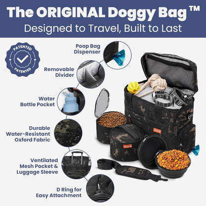 The Original Doggy Bag™ Travel Set- Camo