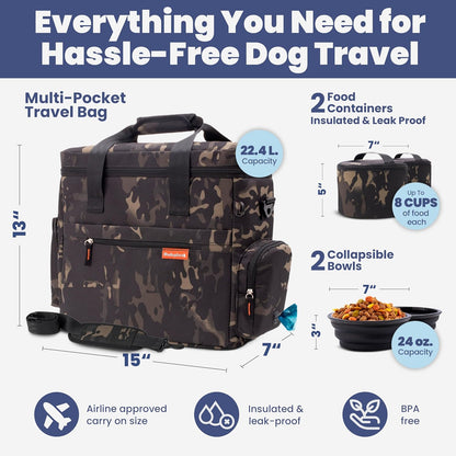 The Original Doggy Bag™ Travel Set- Camo