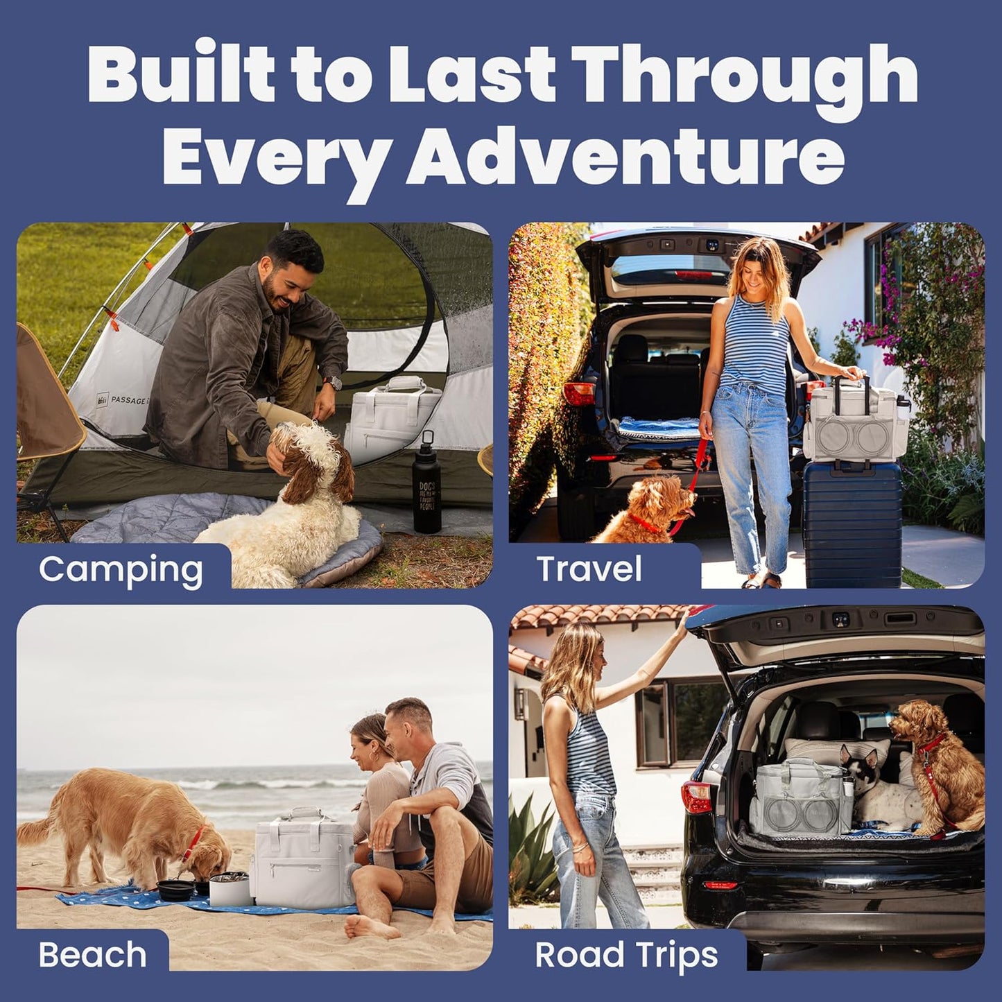The Original Doggy Bag™ Travel Set- Beige