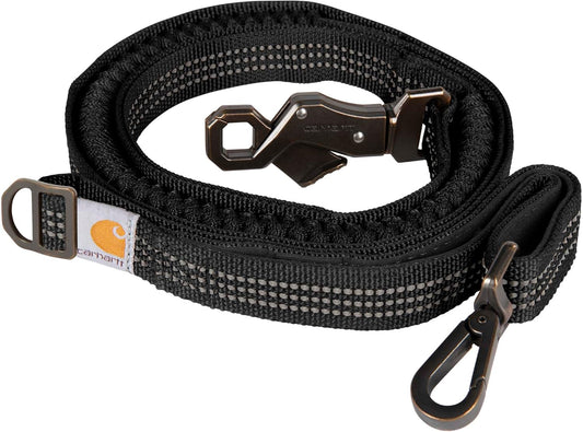 Carhartt Shock-Absorbing Reflective Dog Leash Black