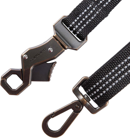 Carhartt Shock-Absorbing Reflective Dog Leash Black