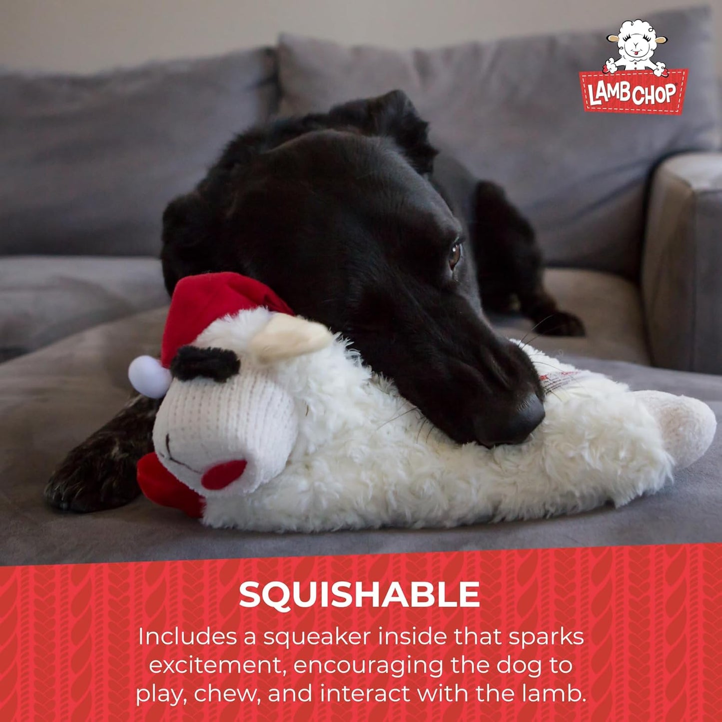 Lamb Chop Easter Dog Plush Toy