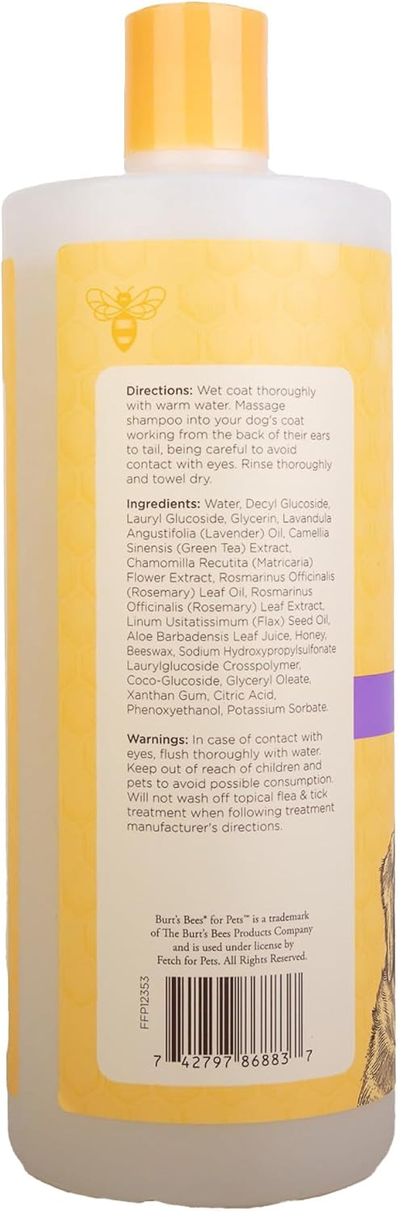 Calming Dog Shampoo with Lavender and Green Tea, 95% Natural Origin Formulas, Calming Lavender Dog Shampoo - Gentle Dog Shampoo, Best Dog Shampoo, Lavender, 32 Oz