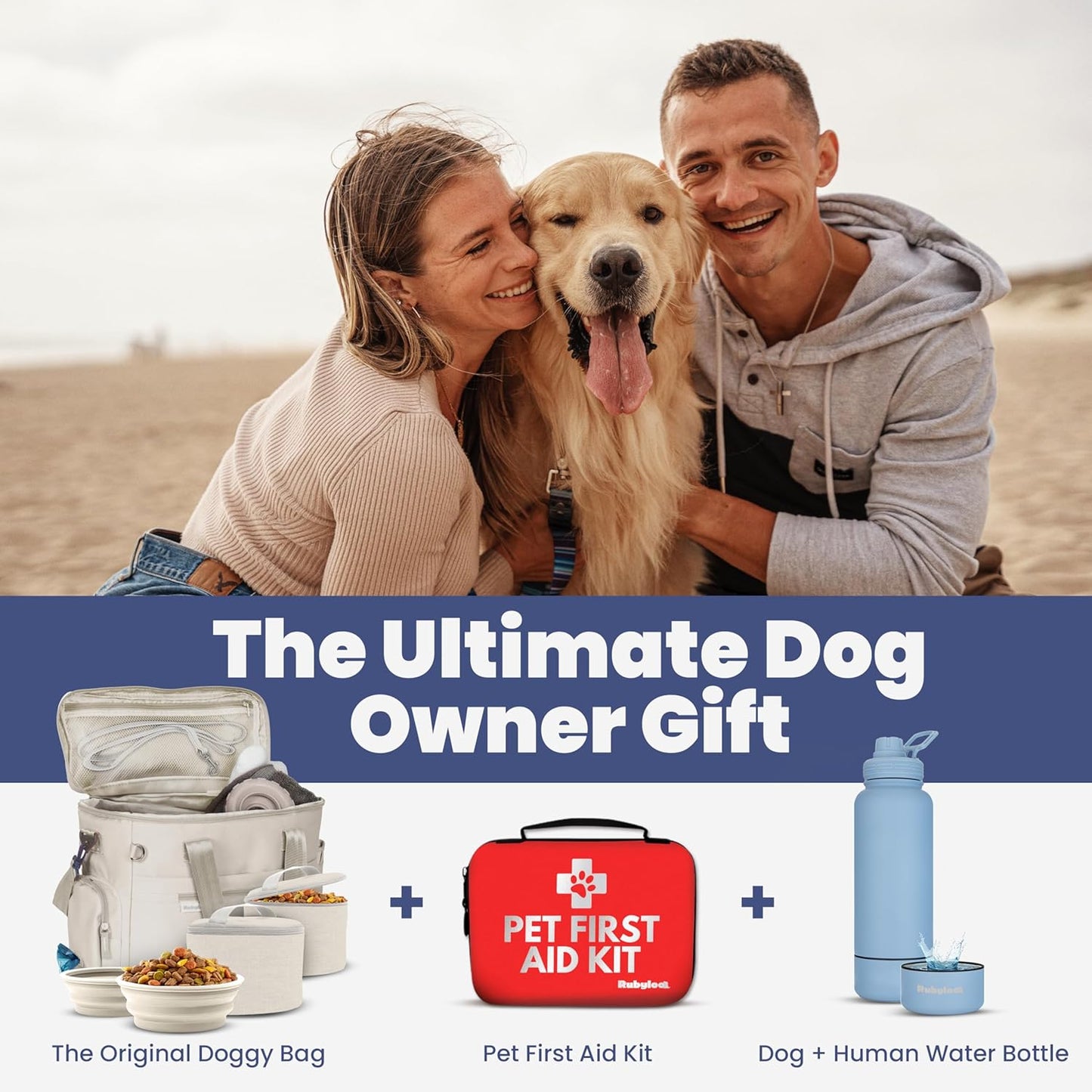 The Original Doggy Bag™ Travel Set- Beige
