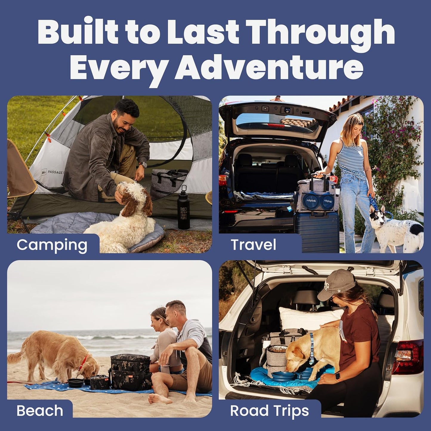 The Original Doggy Bag™ Travel Set- Paw Print