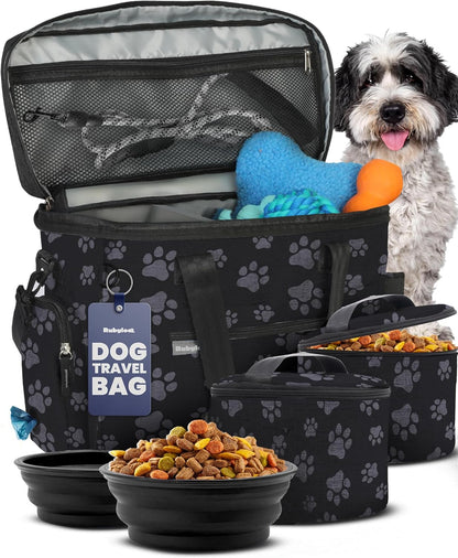 The Original Doggy Bag™ Travel Set- Paw Print