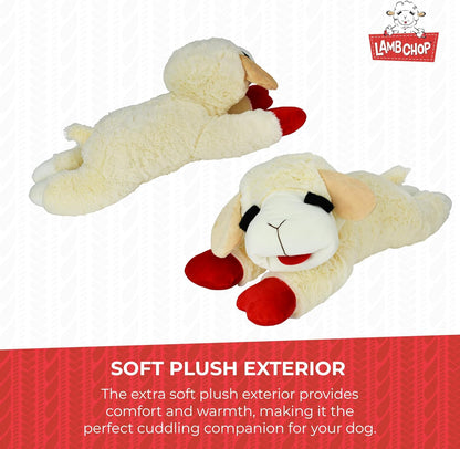 Lamb Chop Dog Plush Toy - Jumbo (24", Cream)