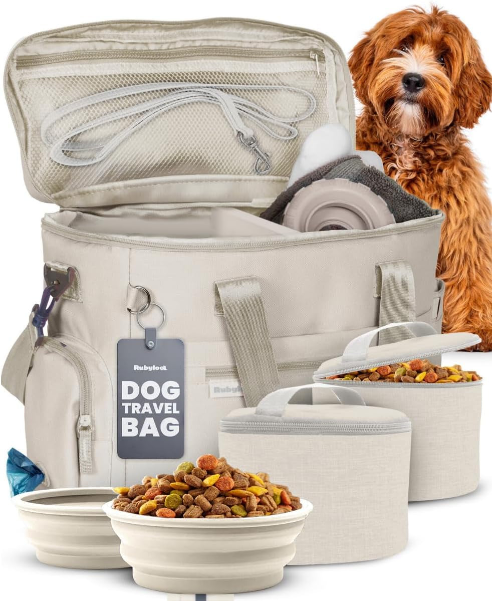 The Original Doggy Bag™ Travel Set- Beige